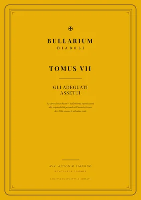 Tomus VII — Gli Adeguati Assetti